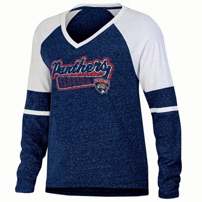 NHL Florida Panthers Women's Long Sleeve Dark T-Shirt