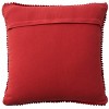 20"x20" Oversize Holiday Loop Snowflake Indoor Square Throw Pillow - Mina Victory - 2 of 4