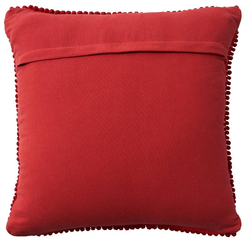 20"x20" Oversize Holiday Loop Snowflake Indoor Square Throw Pillow - Mina Victory, 3 of 11