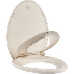 Whizmax Elongated Toilet Seat with Toddler Seat Built in, Potty Training Toilet Seat Elongated , with Slow Close and Magnets - 1 of 4