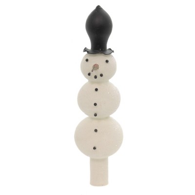 Christina's World 9.0" Frosty Finial Snowman Tree Topper  -  Tree Toppers