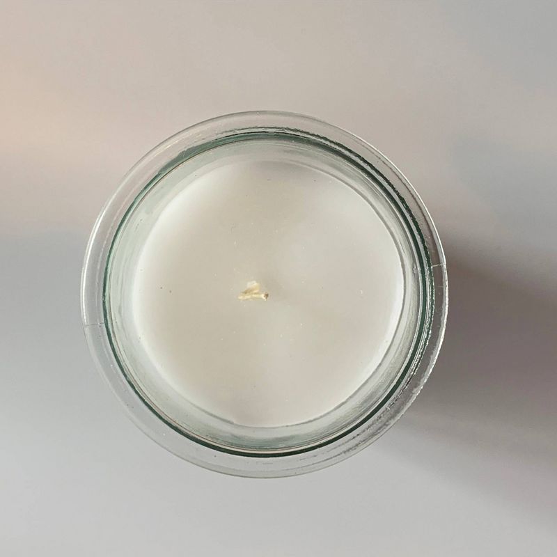 4.56oz Unscented Jar Candle White - Continental Candle, 4 of 5