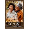 PosterPalooza | Textured Gold Picture Frame - UV Acrylic, Foam Board Backing, Hanging Hardware - 2 of 4