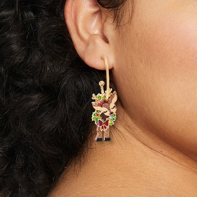 SUGARFIX by BaubleBar Deer Me Earrings - Brown - image 2