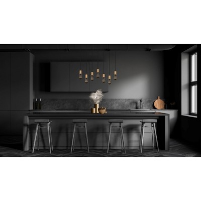 Vintage Elegance 10ft Matte Black Pendant Light Cord Kit