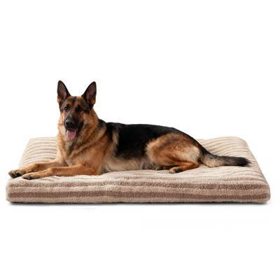 JOEJOY  Super Soft Calming Pet Bed, Reversible Plush Mat with Anti-Slip Base, Comfortable Pad for Dog Crate & Furniture Protection