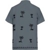 LA LEELA Men's Hawaiian Shirt Fashion Button Down Short Sleeves Holidays Aloha Party Casual Tops Summer Beaches Shirts for Mens - 2 of 4