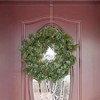 Simple Living Solutions 12" Clear Plastic Over-the-Door Indoor/Outdoor Christmas Wreath Hanger - 2 of 4