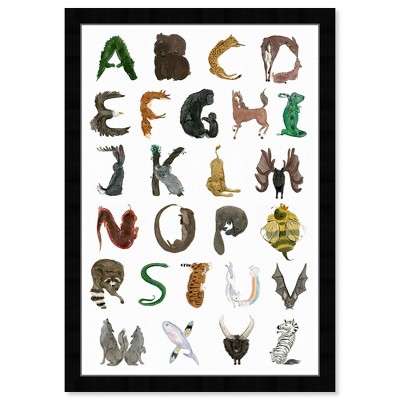 animals shaped into letters