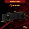 Q Power QBOMB Dual 12" Sealed Subwoofer Enclosure GM Single Cab Behind Seat Fit - 3 of 4