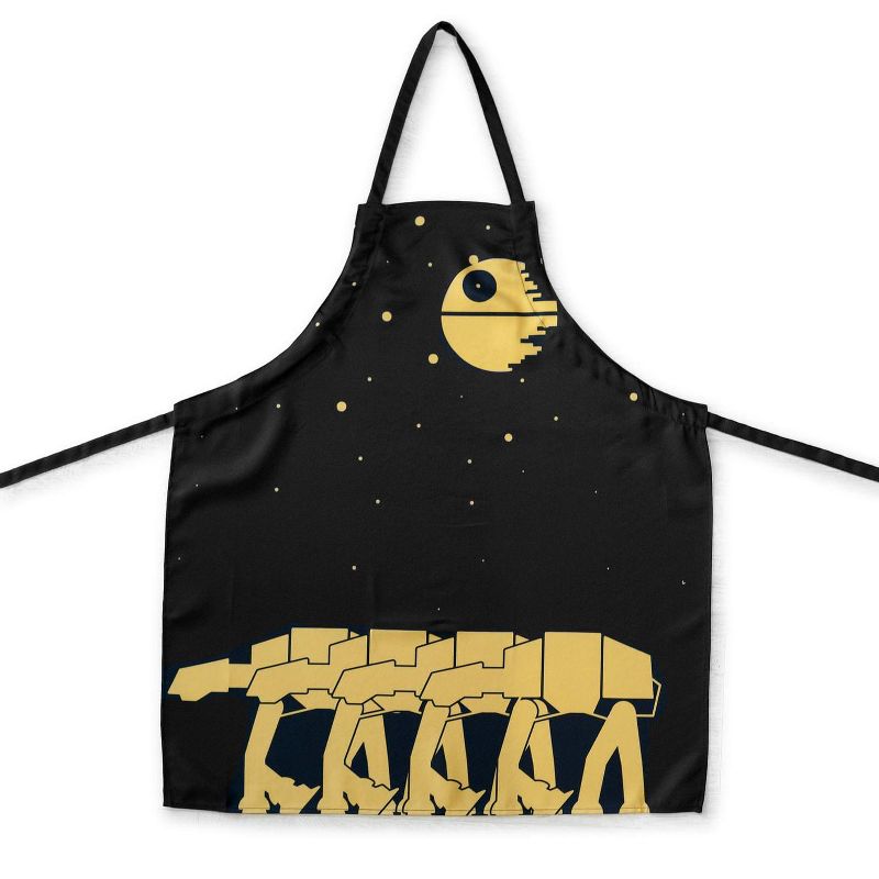 Seven20 OFFICIAL Star Wars Kitchen Apron | Cooking Apron with Death Star & AT-AT Walkers, 1 of 7