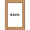 PosterPalooza | 8.5x14 Modern Bamboo Picture Frame, UV Acrylic, 5 Finishes - 2 of 4
