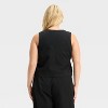 Women's Linen Wrap Vest - Future Collective - 2 of 3