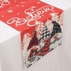 Unique Bargains Table Runner Rectangular Winter Christmas Pattern 6 Linen Colorful 1 Pc - 3 of 3