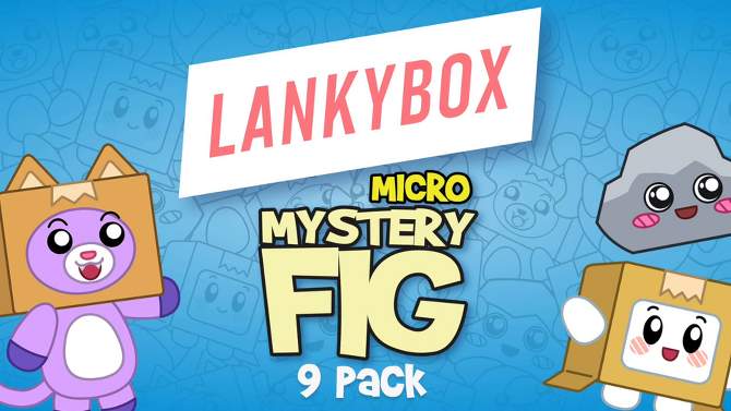 LankyBox Micro Mystery Mini Figure Set - 9pk, 2 of 5, play video