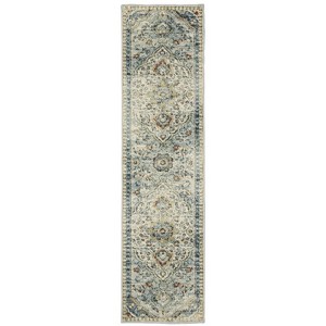 Oriental Weavers Branson BR01A Blue/ Multi Indoor Area Rug - 1'10" x 7'3" - 1 of 4