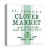 Creative Products St. Patrick's Clover Market 20 x 20 Canvas Wall Art - 2 of 4