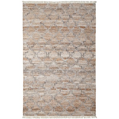 Beckett Transitional Trellis & Lattice Tan/Gray/Ivory Area Rug