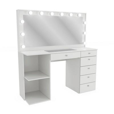 Emmy Lighted Makeup Vanity - Boahaus