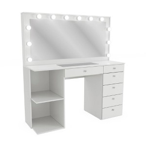 Emmy Lighted Makeup Vanity - Boahaus - 1 of 4