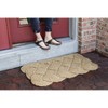 Entryways 24"x36" Large Knot-ical Handwoven Rectangular Indoor/Outdoor Doormat Brown - 2 of 4