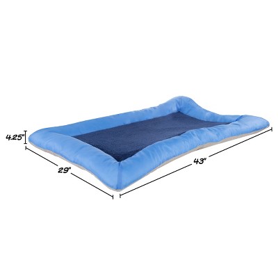 Pet Adobe 43"x29" Plush Cozy Pet Bed - Blue