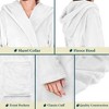 PAVILIA Women Robe with Hood, Fleece Plush Soft Long Hooded Robe, Fluffy Fuzzy Cozy Warm Bathrobe Shower Spa House - 3 of 4