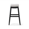 Maven Lane Sophia Backless Fabric Bar Height Bar Stool - 4 of 4