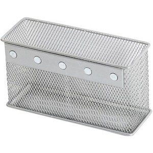 YBM Home Silver Mesh Magnetic Pencil and Pen Case Holder - 1 of 1