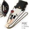 Hachikiko Small Crossbody Purse,Synthetic Leather Phone Wallet with Chain Strap, Stylish Crossbody Phone Bag for Travel & Daily Use - 4 of 4