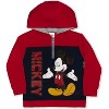 Disney Boy's Mickey Mouse Half Zip Pullover Fashion Hoodie - 2 of 4