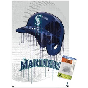 Trends International MLB Seattle Mariners - Drip Helmet 22 Unframed Wall Poster Prints - 1 of 4