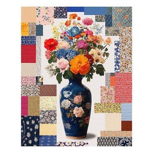 Springbok Quilted Flower Vase 500pc Jigsaw Puzzle : Target