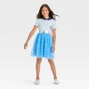 Girls' Bluey Cosplay Dress - Navy Blue - image 3 of 4