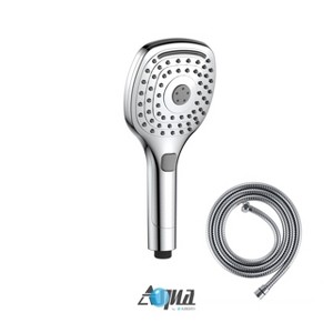 KubeBath Aqua Piazza by KubeBath 5Inch Multifunction Handheld With Flexible Hose - 1 of 2