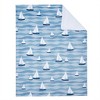 Lambs & Ivy Little Skipper Soft Luxury Nautical Sailboat Fleece Baby Blanket - image 2 of 4