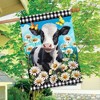 Briarwood Lane Summer House Flag 40x28 For Outdoor Checkered Cow For Summer House Flag - 4 of 4