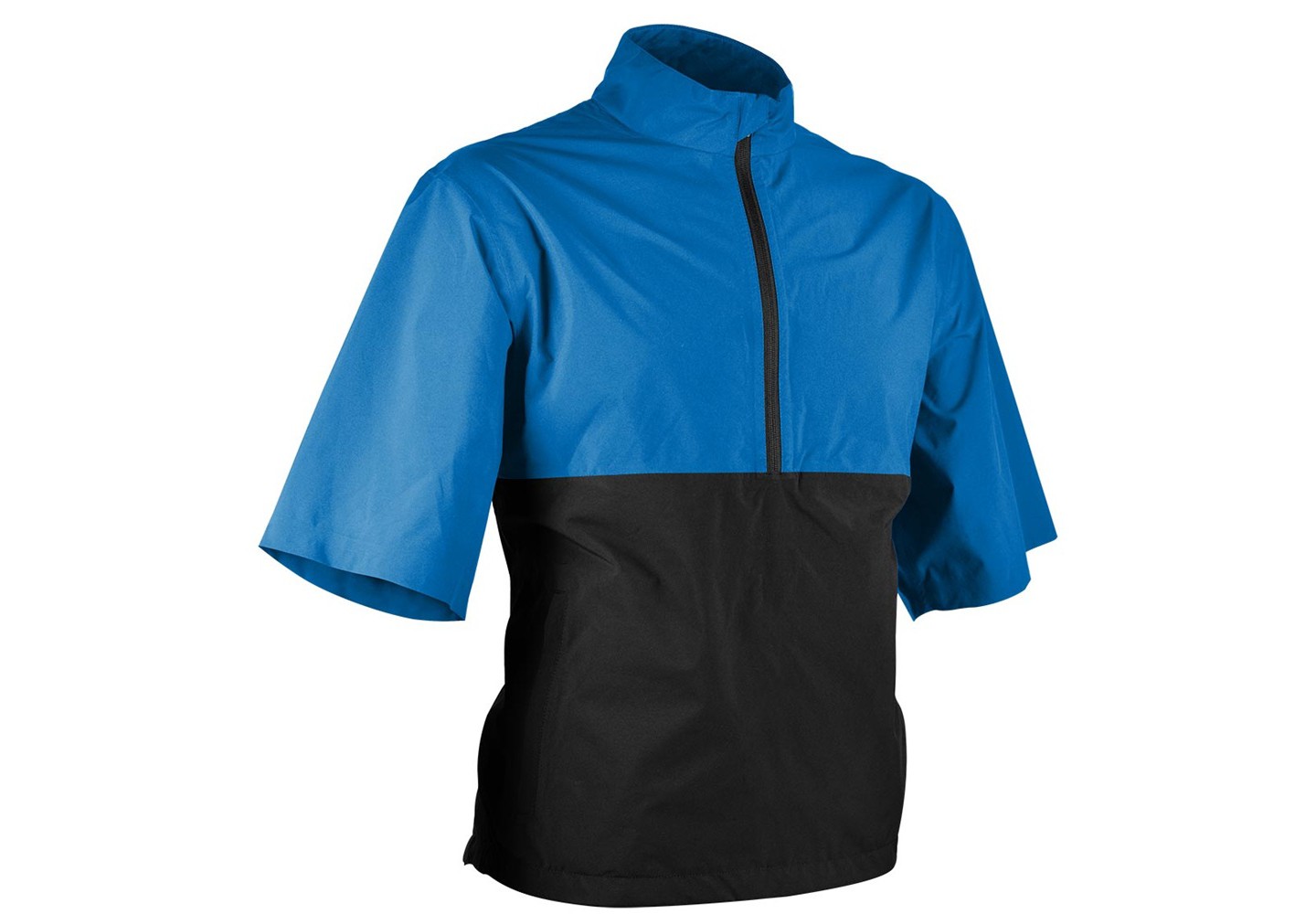 Мужская куртка Sun Mountain Monsoon Golf Rain Jacket Waterproof Royal/Black, цвет: Чёрный — фото 1