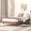 Modern Design Full Floating Platform Bed Frame for Grey Color - image 3 of 4