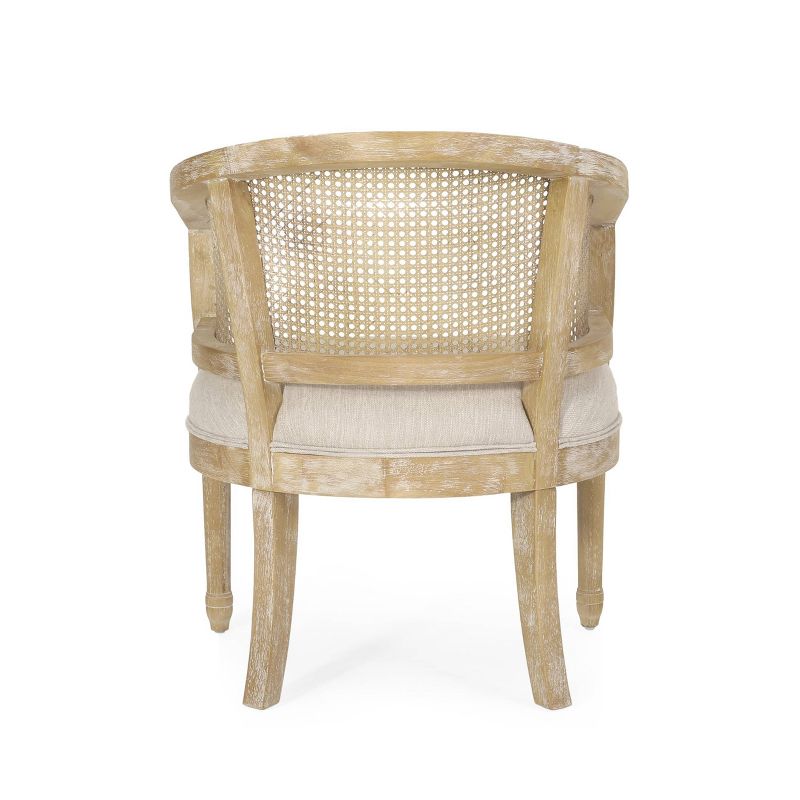 Steinaker French Country Wood and Cane Accent Chair - Christopher Knight Home, 6 of 10