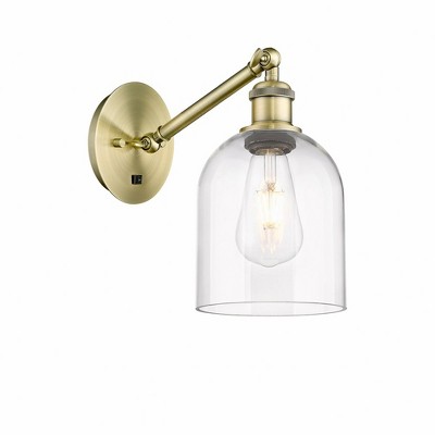 Bella - 1 Light Arm Adjusts Up and Down Wall Sconce In Industrial Style-9.5 Inches Tall and 5.5 Inches Wide