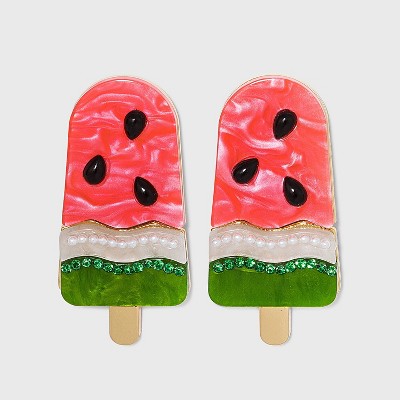 SUGARFIX by BaubleBar Watermelon Pop Stud Earrings - Pink