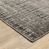 Nirvan Industrial Geometric Indoor Area Rug Charcoal/Gray - Captiv8e Designs - image 3 of 4