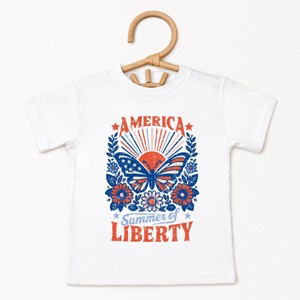 The Juniper Shop America Summer Of Liberty Distressed Toddler Short Sleeve Tee - 1 of 4