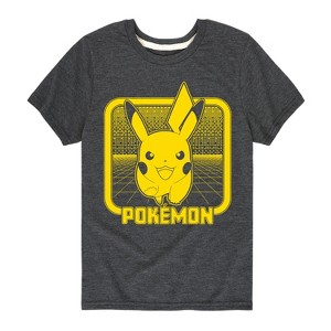 Boys' - Pokémon - Pikachu Retrogamer Short Sleeve Graphic T-Shirt - 1 of 4