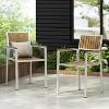 TiramisuBest 25.75in Swivel Counter Stool, Set of 2, Polyester Charcoal Dining Chairs - 2 of 4