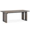 Lirago, Gray Rectangular Dining Table for 6 People-Farmhouse Style, Dining & Multi-Purpose Use - 2 of 4