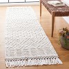 Casablanca W/ Fringes CSB276 Hand Woven Indoor Rugs - Safavieh - 2 of 4