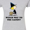 Women's - Peanuts - Witch Way To The Candy Fitted Graphic T-Shirt - 2 of 4