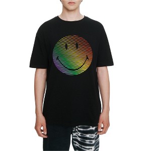Elevenparis Mens Ombre Smiley Graphic T-Shirt - 1 of 1